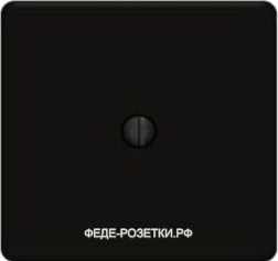 Поворотный выключатель проходной (с двух мест), цвет Черный, FEDE